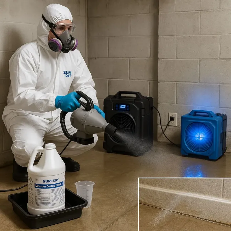 Sanitization and Odor Removal process in Saint Louis Park, MN
